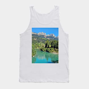 Dolomites lake view Tank Top